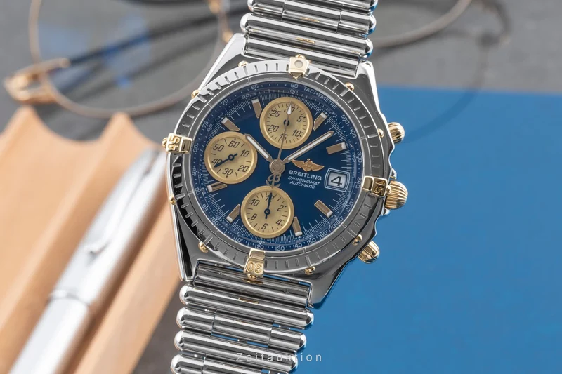 Breitling Chronomat chronograph steel / gold automatic men's watch B13050.1 [2505538]