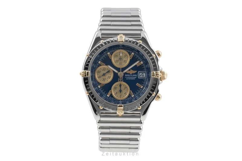 Breitling Chronomat chronograph steel / gold automatic men's watch B13050.1 [2505538]