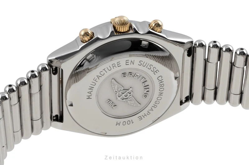 Breitling Chronomat chronograph steel / gold automatic men's watch B13050.1 [2505538]