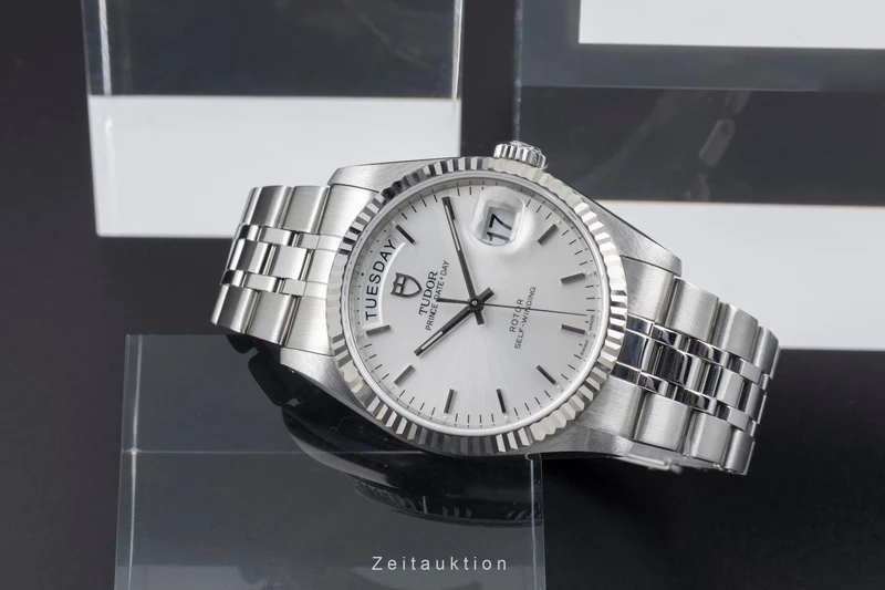 Tudor Date-Day steel / white gold automatic men's watch 76214 [2505498]