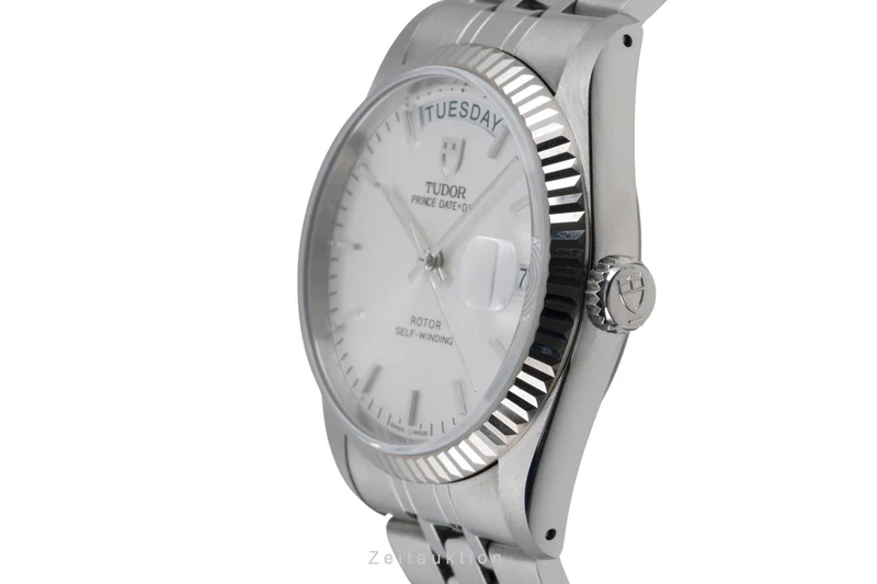 Tudor Date-Day steel / white gold automatic men's watch 76214 [2505498]