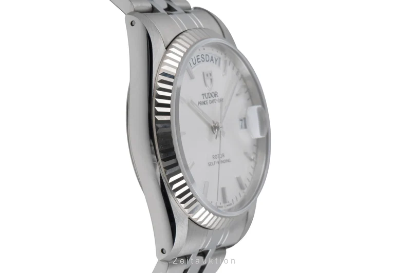 Tudor Date-Day steel / white gold automatic men's watch 76214 [2505498]