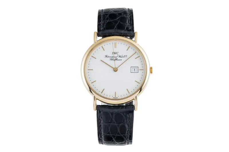 IWC Portofino 18 ct gold quartz men's watch IW333103 [2504614]