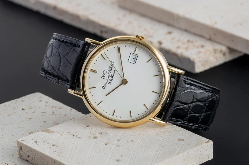IWC Portofino 18 ct gold quartz men's watch IW333103 [2504614]