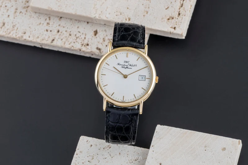 IWC Portofino 18 ct gold quartz men's watch IW333103 [2504614]