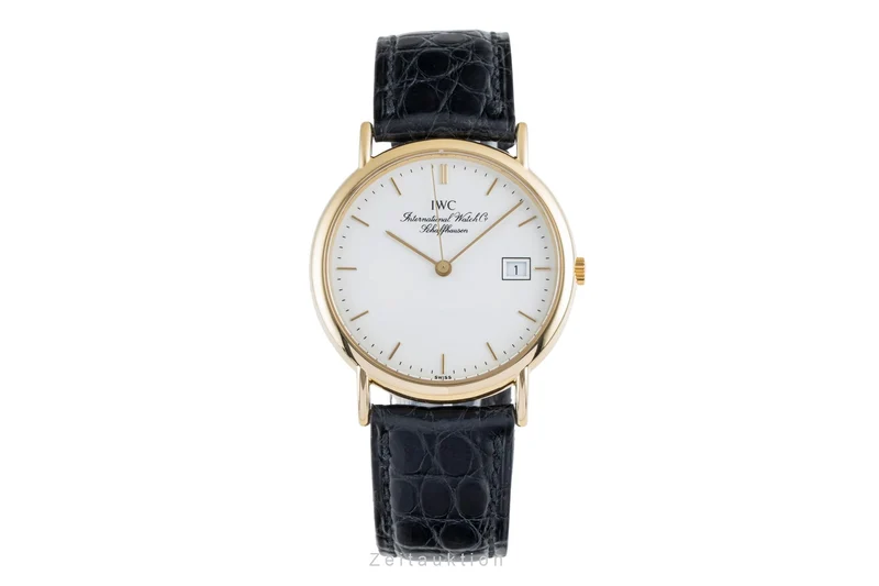 IWC Portofino 18 ct gold quartz men's watch IW333103 [2504614]