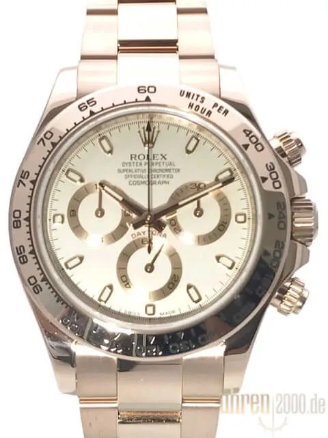 Rolex Cosmograph Daytona 116505 Everose-Gold Ivory aus 2016 LC100