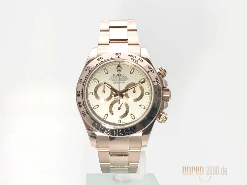 Rolex Cosmograph Daytona 116505 Everose-Gold Ivory aus 2016 LC100