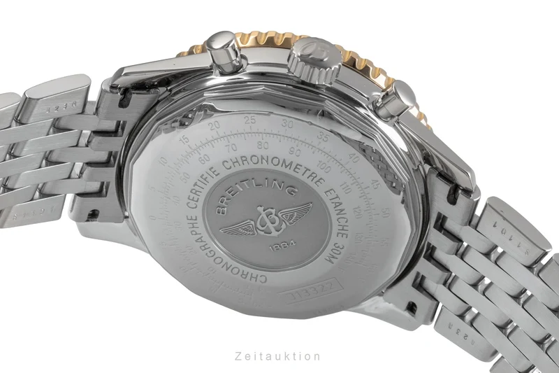 Breitling Navitimer chronograph steel / gold automatic men's watch D13322 [2503579]
