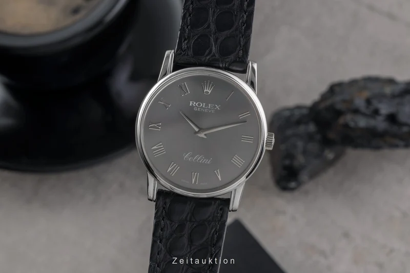 Rolex Cellini 18 ct white gold manual winding men's watch 5116 [2503991]