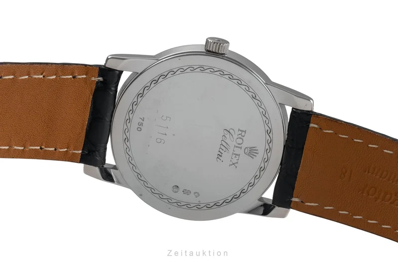 Rolex Cellini 18 ct white gold manual winding men's watch 5116 [2503991]