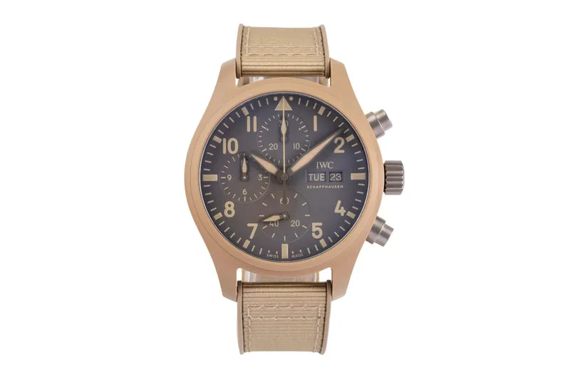 IWC Fliegeruhr chronograph ceramic / titanium automatic men's watch IW389402 LP: 12700EUR [2505411]