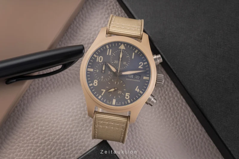 IWC Fliegeruhr chronograph ceramic / titanium automatic men's watch IW389402 LP: 12700EUR [2505411]