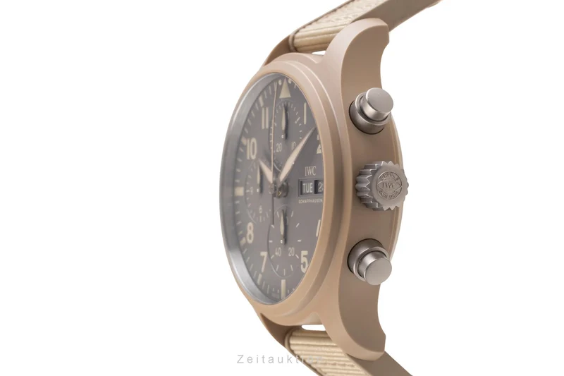 IWC Fliegeruhr chronograph ceramic / titanium automatic men's watch IW389402 LP: 12700EUR [2505411]