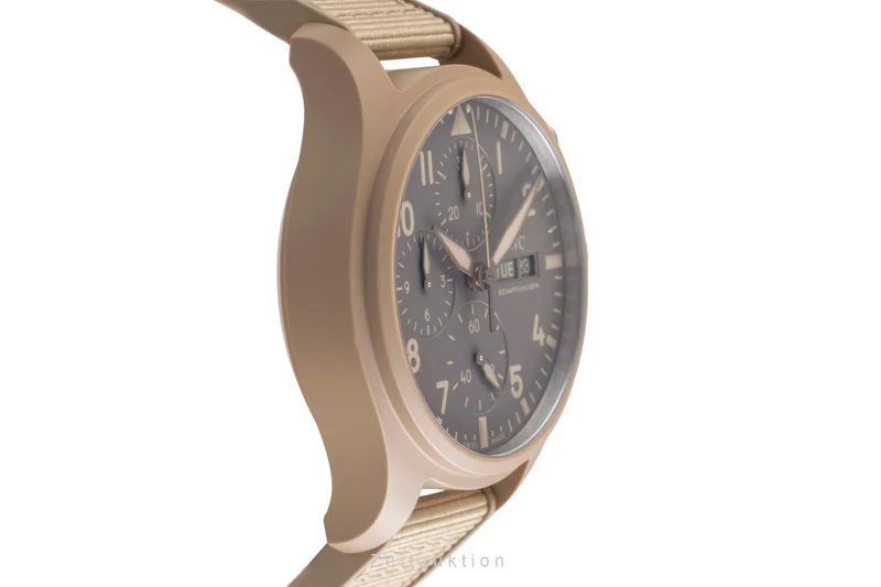 IWC Fliegeruhr chronograph ceramic / titanium automatic men's watch IW389402 LP: 12700EUR [2505411]