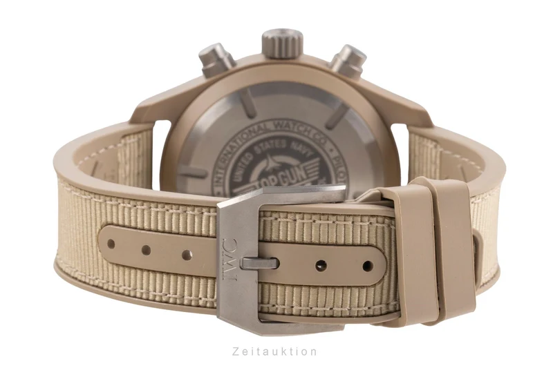 IWC Fliegeruhr chronograph ceramic / titanium automatic men's watch IW389402 LP: 12700EUR [2505411]