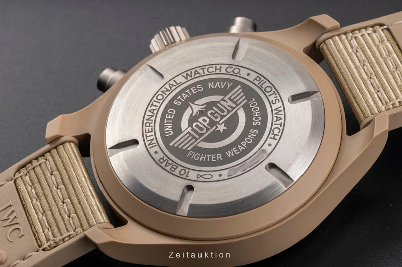 IWC Fliegeruhr chronograph ceramic / titanium automatic men's watch IW389402 LP: 12700EUR [2505411]