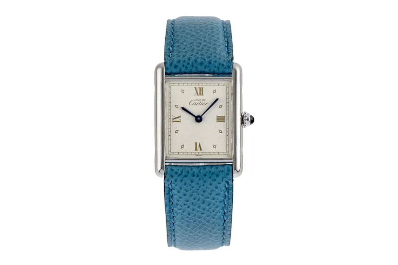 Cartier Tank silver quartz unisex 690006 [2504126]