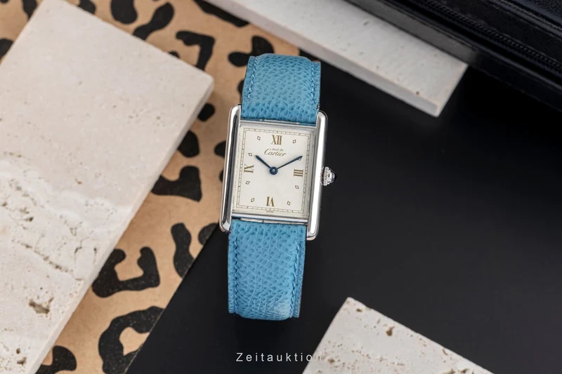 Cartier Tank silver quartz unisex 690006 [2504126]