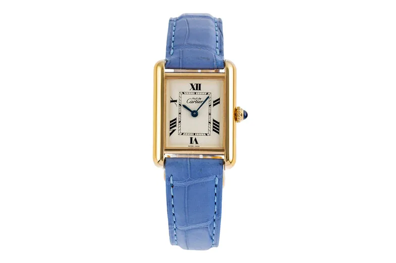 Cartier Tank silver-gilt quartz women's watch W1013654, 2415 [2504825]