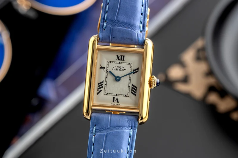Cartier Tank silver-gilt quartz women's watch W1013654, 2415 [2504825]