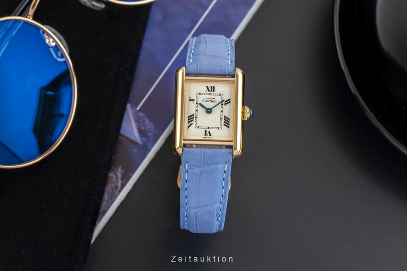 Cartier Tank silver-gilt quartz women's watch W1013654, 2415 [2504825]