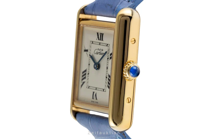 Cartier Tank silver-gilt quartz women's watch W1013654, 2415 [2504825]