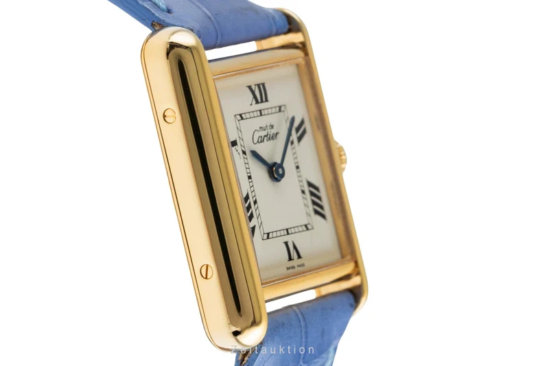 Cartier Tank silver-gilt quartz women's watch W1013654, 2415 [2504825]