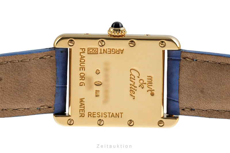 Cartier Tank silver-gilt quartz women's watch W1013654, 2415 [2504825]
