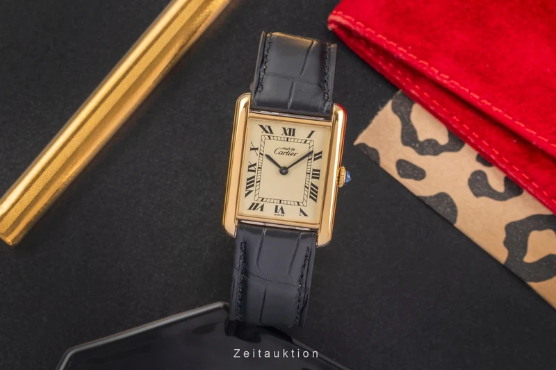 Cartier Tank silver-gilt manual winding unisex 6 [2504166]