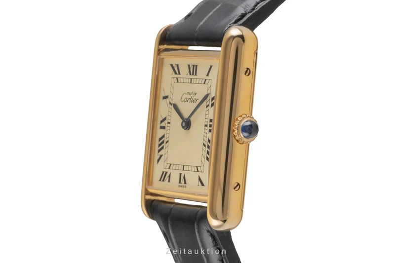 Cartier Tank silver-gilt manual winding unisex 6 [2504166]