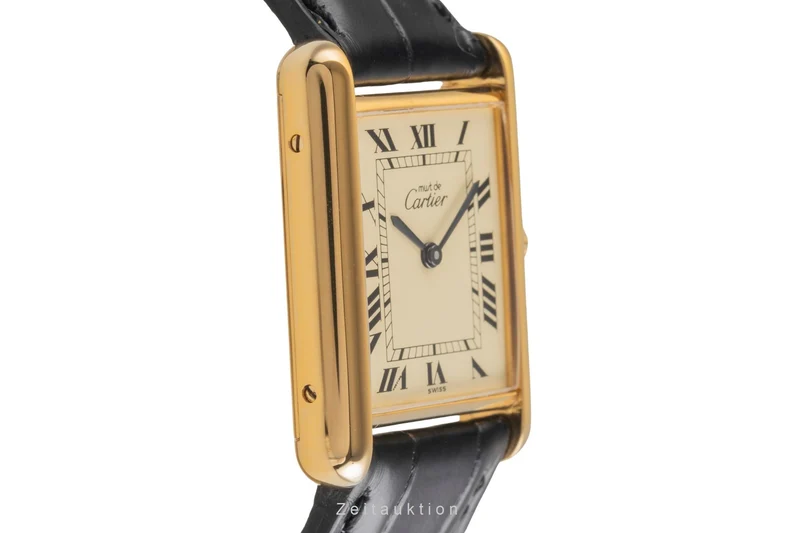 Cartier Tank silver-gilt manual winding unisex 6 [2504166]