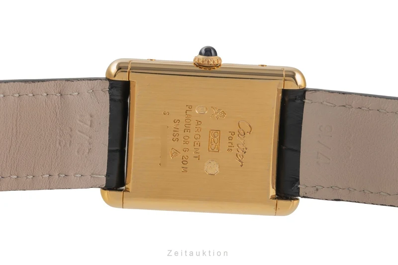 Cartier Tank silver-gilt manual winding unisex 6 [2504166]