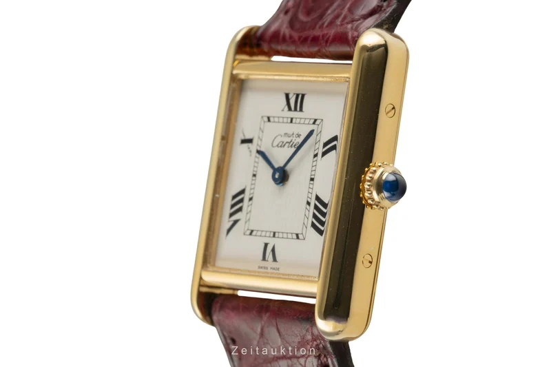 Cartier Tank silver-gilt quartz women's watch W1013654, 2415 [2504014]