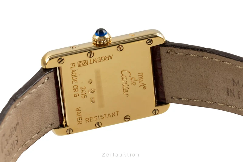Cartier Tank silver-gilt quartz women's watch W1013654, 2415 [2504014]