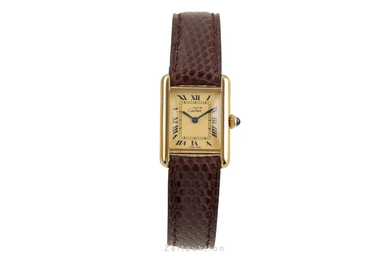 Cartier Tank silver-gilt quartz women's watch W1001354, 5057001 [2504022]