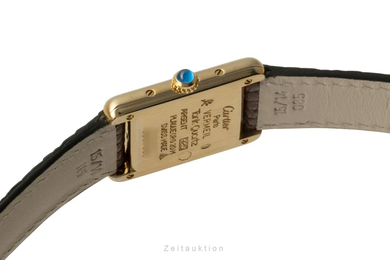 Cartier Tank silver-gilt quartz women's watch W1001354, 5057001 [2504022]