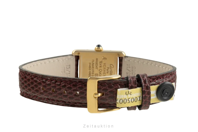 Cartier Tank silver-gilt quartz women's watch W1001354, 5057001 [2504022]