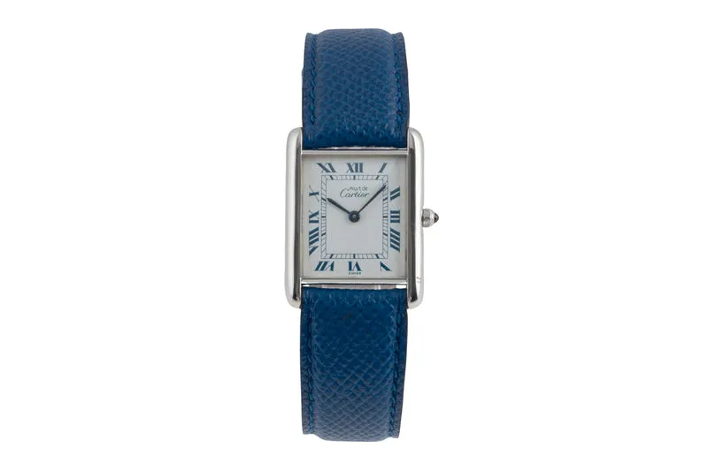 Cartier Tank silver quartz unisex 681006 [2504124]