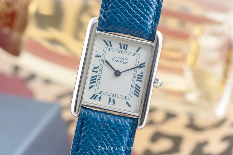 Cartier Tank silver quartz unisex 681006 [2504124]