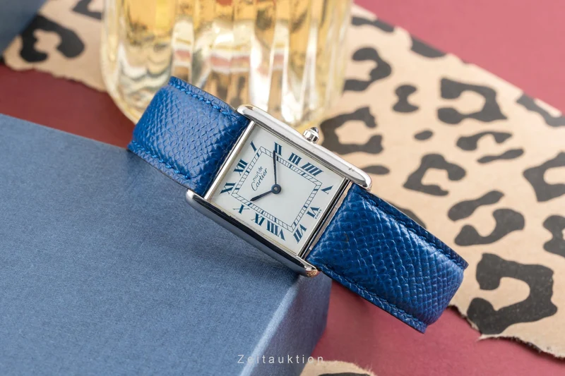 Cartier Tank silver quartz unisex 681006 [2504124]