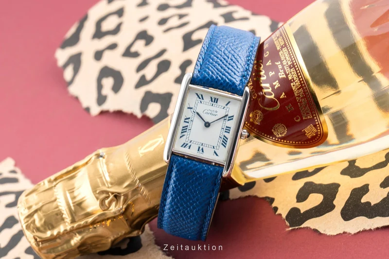 Cartier Tank silver quartz unisex 681006 [2504124]