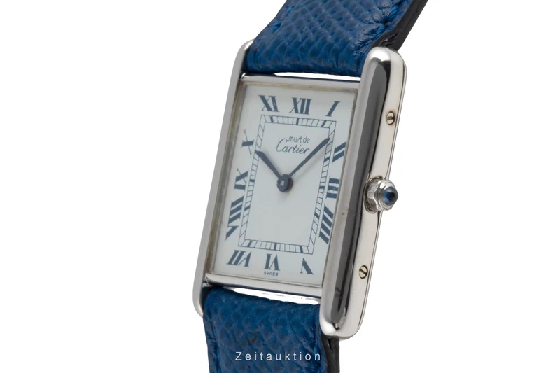 Cartier Tank silver quartz unisex 681006 [2504124]