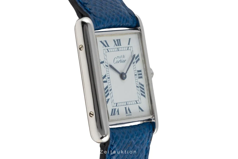 Cartier Tank silver quartz unisex 681006 [2504124]