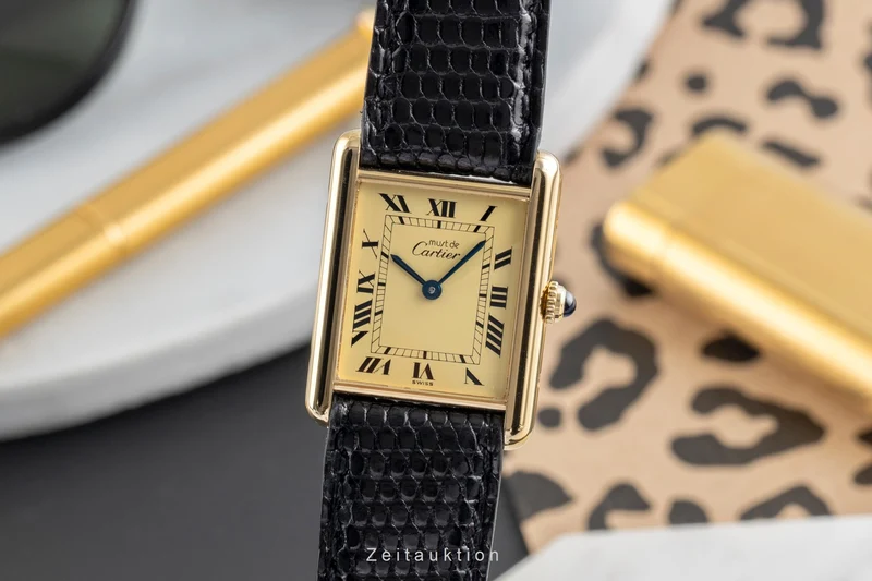 Cartier Tank silver-gilt quartz unisex W1002753, 590005 [2504487]