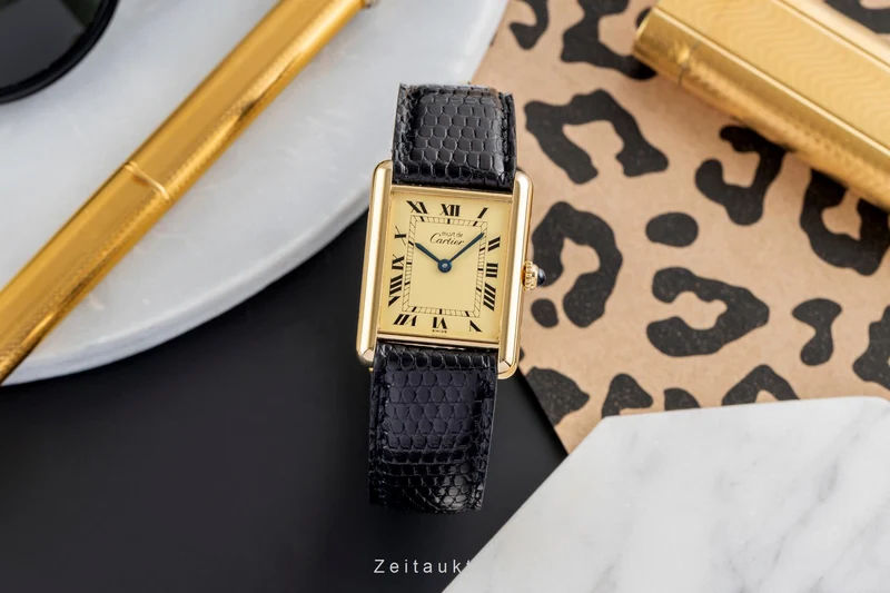 Cartier Tank silver-gilt quartz unisex W1002753, 590005 [2504487]