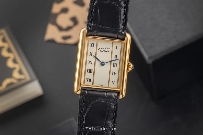Cartier Tank silver-gilt quartz unisex 1615 [2503708]