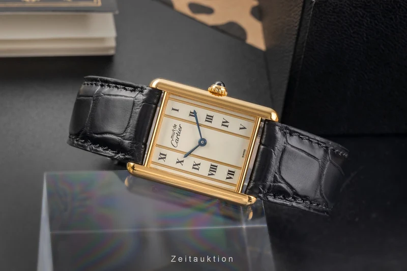 Cartier Tank silver-gilt quartz unisex 1615 [2503708]