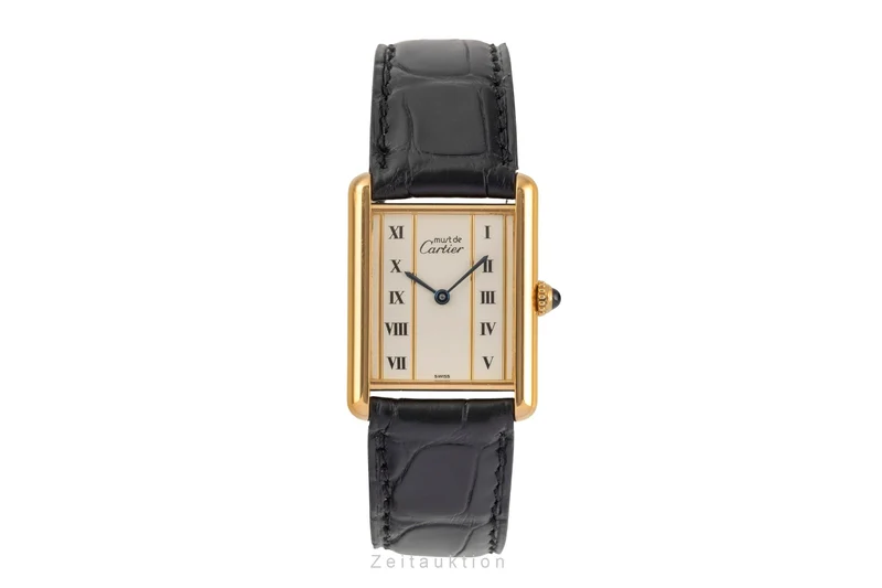 Cartier Tank silver-gilt quartz unisex 1615 [2503708]