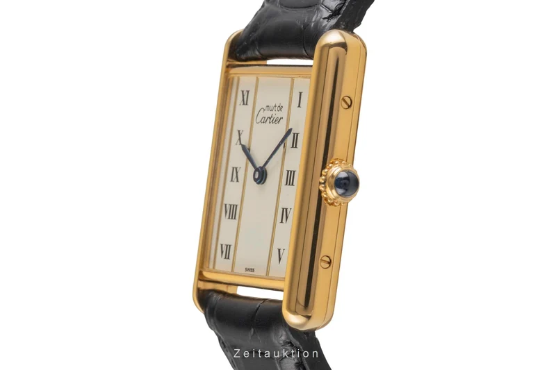Cartier Tank silver-gilt quartz unisex 1615 [2503708]